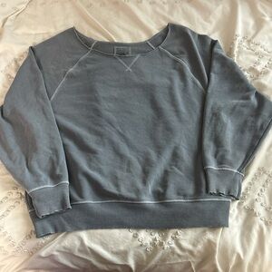 American Eagle Outfitters Gray Crew Neck Sweater